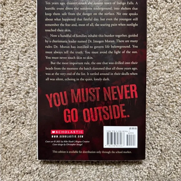 The Buried by Melissa Grey paperback book - Picture 2 of 2